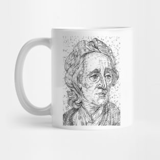 JOHN LOCKE pencil portrait .1 Mug